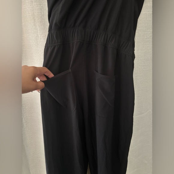 Patagonia Black Sleeveless Drawstring Jumpsuit - Picture 8 of 9
